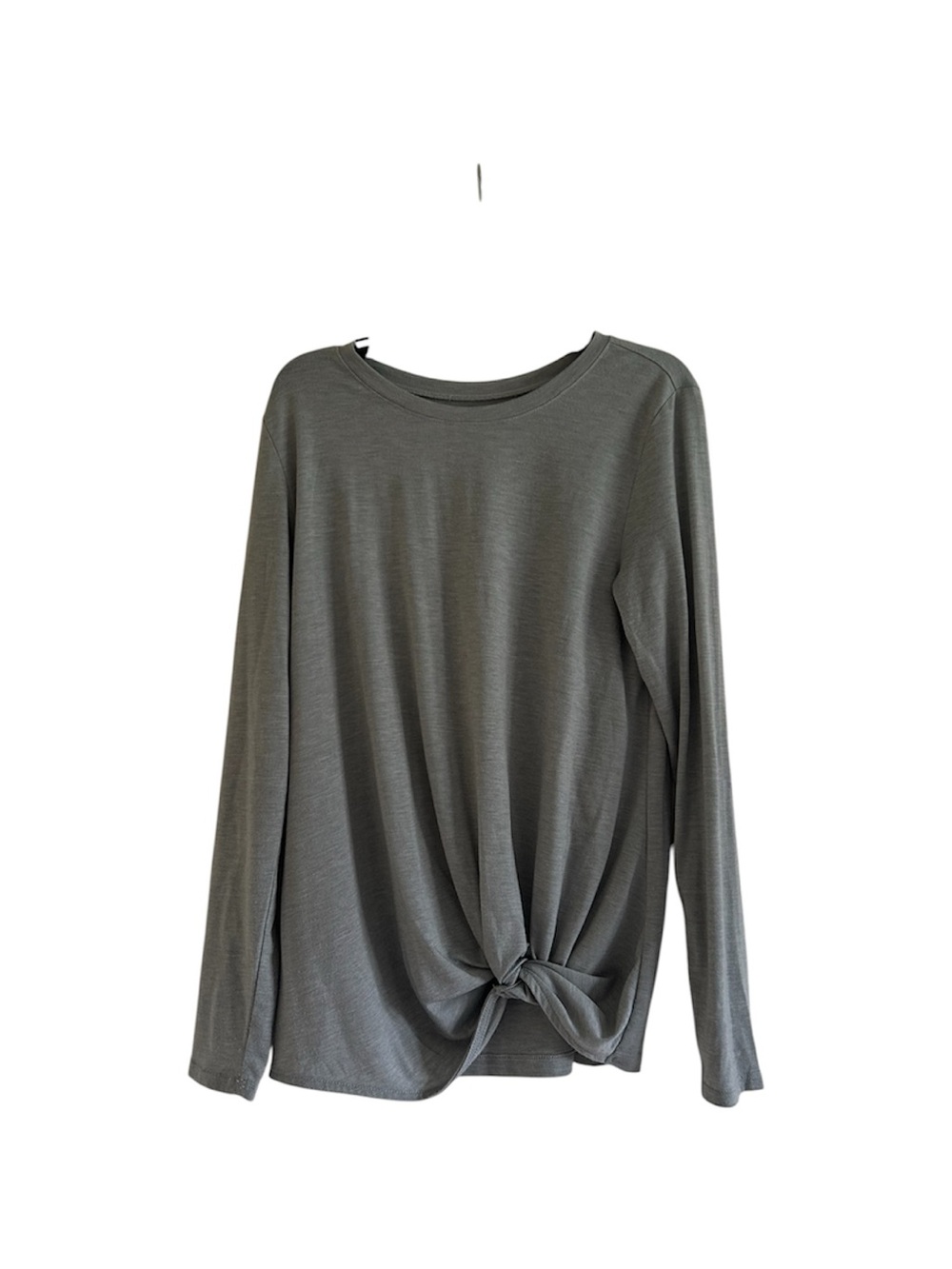 LOFT Twist-Knot Blue Size Small Long Sleeve Lightweight Top
